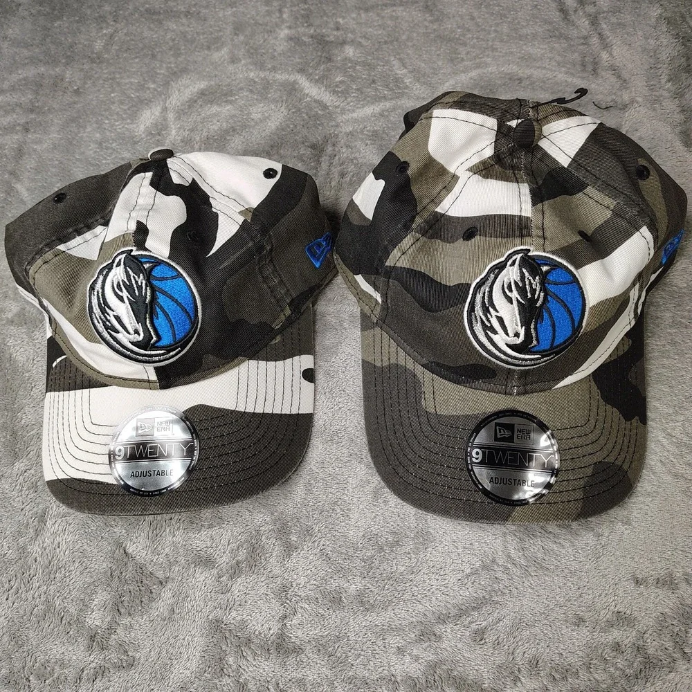 New Era Dallas‎ Mavericks NBA White Green Camouflage 9Twenty Adjustable Dad Hat